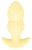 Желтая анальная пробка с вибрацией Cuties Vibrating Mini Butt Plug - 8 см. Желтая анальная пробка с вибрацией Cuties Vibrating Mini Butt Plug - 8 см.