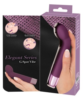 Фиолетовый G-стимулятор с вибрацией G-Spot Vibe - 16 см.