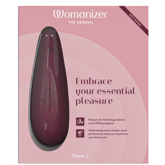 Бесконтактный клиторальный стимулятор Womanizer Classic 2 бордовый