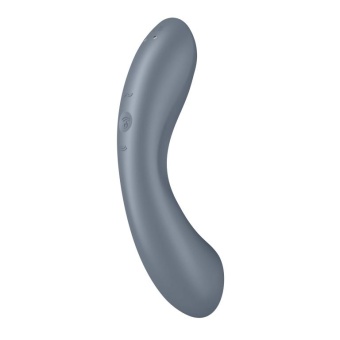Двухсторонний вакуумный вибростимулятор Satisfyer Curvy Trinity 1 серый
