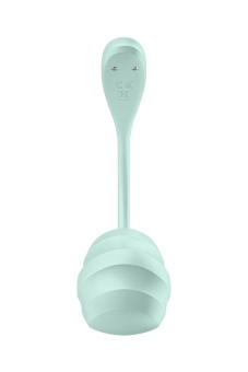 Виброяйцо Satisfyer Smooth Petal с управлением со смартфона мятное