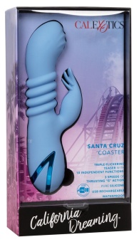 Вибратор Santa Cruz Coaster с подвижным кончиком и клиторальным стимулятором