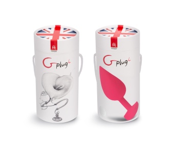 Анальная пробка с вибрацией Gvibe Gplug L большая синяя