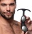 Черный массажер простаты с утяжелителями Premium Silicone Weighted Prostate Plug Large - 18,8 см.