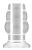 Прозрачная анальная пробка с тоннелем №49 Small Hollow Tunnel Butt Plug 3 Inch - 7,7 см.