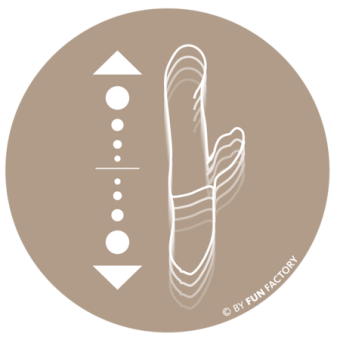 Пульсатор Fun Factory BI STRONIC FUSION нежно-розовый