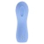 Голубой рельефный вибромассажёр на палец Good Point