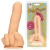 Телесный фаллоимитатор в форме пальца Up Yours - 15,5 см.