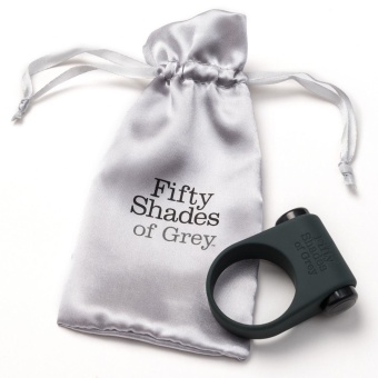 Серое эрекционное кольцо с вибрацией Feel It, Baby! Серое эрекционное кольцо с вибрацией Feel It, Baby!