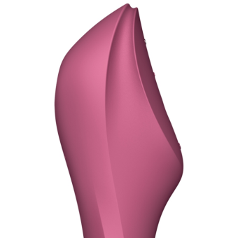 Вакуумный вибростимулятор Satisfyer Curvy Trinity 3 малиновый