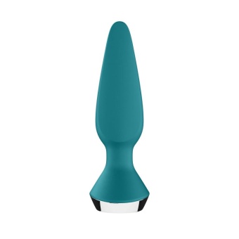 Анальная вибропробка Satisfyer Plug Ilicious 1 с приложением бирюзовая