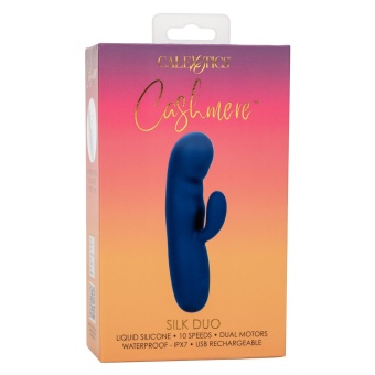 Вибратор с клиторальным кончиком Cashmere Silk Duo