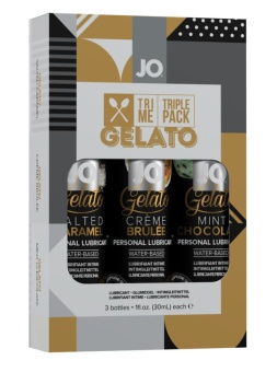 Набор вкусовых лубрикантов System JO Tri Me Triple Pack Gelato
