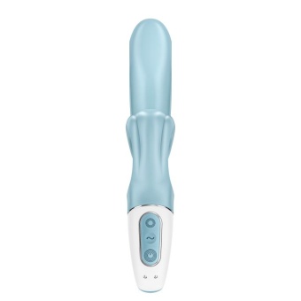 Вибратор с клиторальным стимулятором Satisfyer Love Me голубой