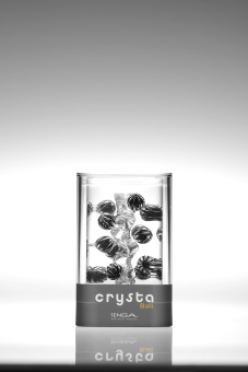 Мягкий мастурбатор с шариками Tenga Crysta Ball прозрачный