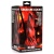 Красно-черный фантазийный фаллоимитатор Hell Kiss Twisted Tongues Silicone Dildo - 18,8 см.