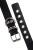 Черные оковы из одного ремешка с люверсами