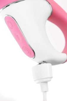 Анальный расширяемый вибратор Satisfyer Air Pump Booty 5 с приложением розовый
