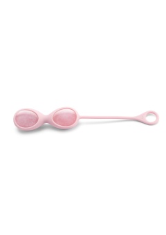Вагинальные шарики Le Wand Crystal Yoni Eggs розовый кварц