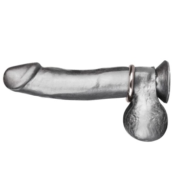 Стальное эрекционное кольцо Stell Cock Ring диаметр - 4.5 см