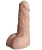 Телесный фаллоудлинитель с мошонкой Cock Next - 17 см.