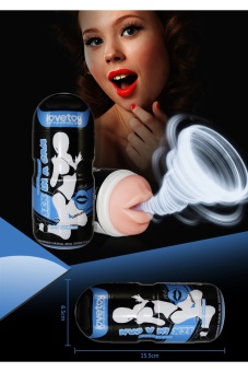 Мастурбатор-ротик без вибрации Sex In A Can Mouth Lotus Tunnel