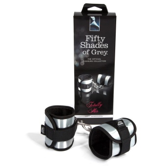 Мягкие атласные наручники Fifty Shades of Grey Totally His