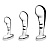 Набор металлических стимуляторов простаты b-Vibe Stainless Steel P-Spot Training Set