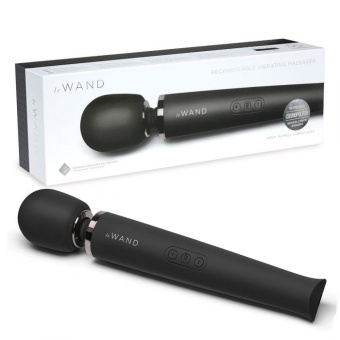 Мощный массажёр с 20 режимами Le Wand Rechargeable чёрный