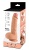  Реалистичный силиконовый фаллоимитатор Real Dual Layer  - 20 см