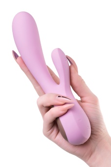Вибратор со стимулятором клитора Satisfyer Mono Flex с приложением 20,4 см розовый
