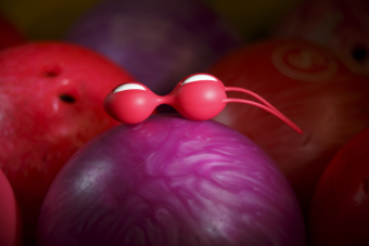 Вагинальные шарики Fun Factory Smartballs Duo красные