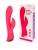 Красный перезаряжаемый вибратор-кролик - 19,1 см.