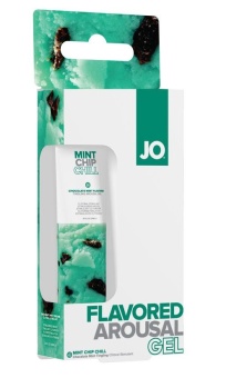 Охлаждающий гель для клитора System JO Mint Chip Chill мятный шоколад 10 мл