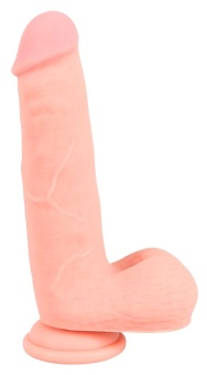 Гибкий силиконовый фаллоимитатор Medical Silicone Dildo - 20 см