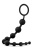 Черная анальная цепочка 10 Anal Beads - 31,8 см.