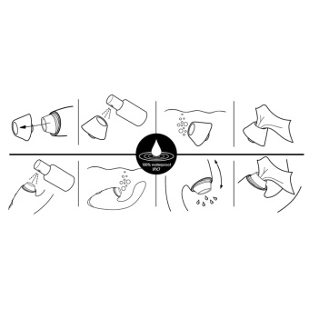 Вибратор с бесконтактной стимуляцией клитора Womanizer DUO 2 бордовый