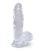 Прозрачный фаллоимитатор King Cock Clear 5  Cock with Balls - 15,2 см.