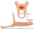Силиконовый полый фаллоимитатор на ремешках Strap-on Silicone Sleeve - 16 см