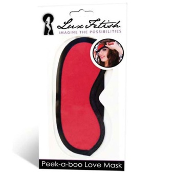 Маска на глаза Peek-A-Boo Love Mask красная