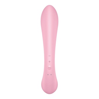 Двусторонний вибратор-кролик с 3 моторами Satisfyer Triple Oh розовый