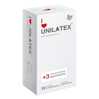 Презервативы Unilatex Natural Ultrathin ультратонкие 12 шт