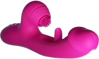 Вибратор-кролик Amovibe G Spot Ultra со стимуляцией зоны G розовый