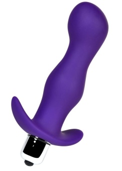 Анальная вибропробка A-Toys Vibro Anal Plug M 12,9 см фиолетовая