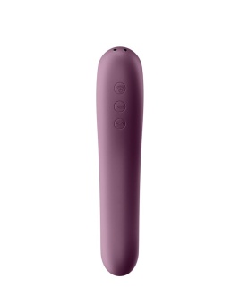 Вакуумно-волновой вибратор с приложением Satisfyer Dual Kiss фиолетовый