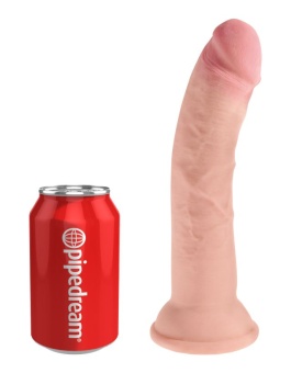 Фаллоимитатор на присоске King Cock Triple Density 20 см телесный