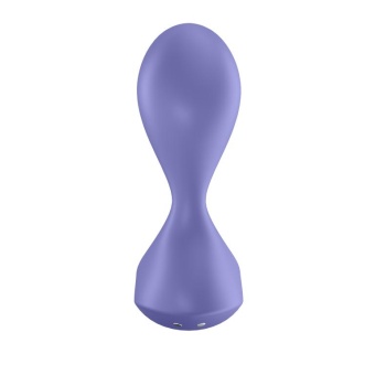 Анальная вибропробка Sweet Seal Satisfyer с управлением через приложение фиолетовая