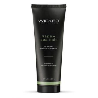 Массажный крем Wicked Sage Sea Salt с шалфеем и морской солью 120 мл
