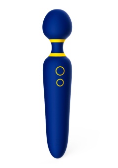 Вибромассажёр Romp Flip Wand Massager синий - 23 см