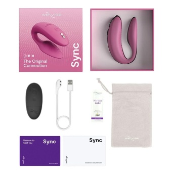 Вибратор для пар We-Vibe Sync 2 розовый